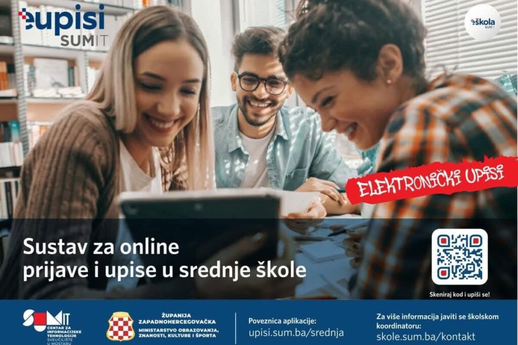 Obavijest za upise u prve razrede srednjih škola ŽZH