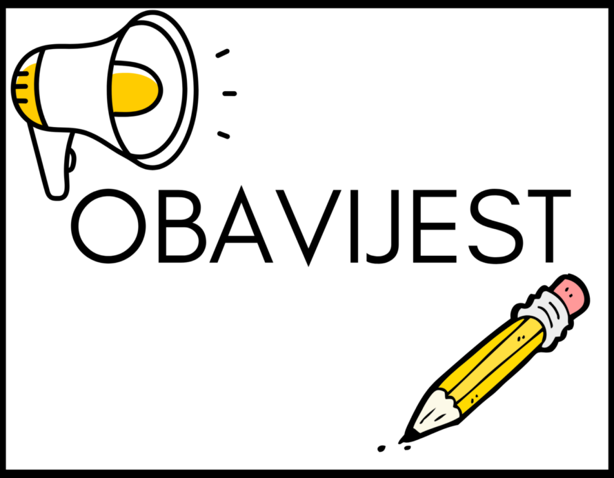 Obavijest o neradnim danima